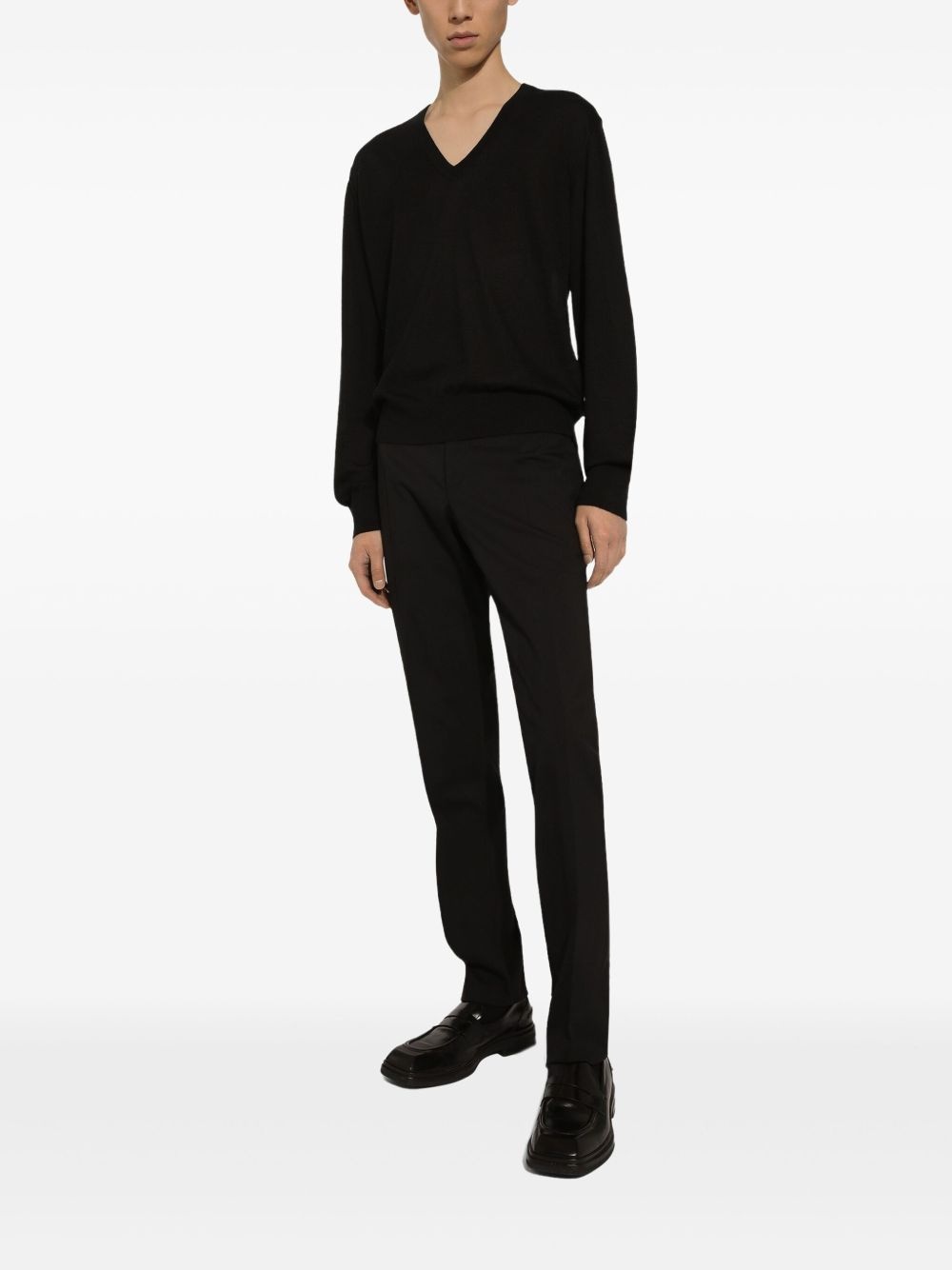 wool tailored trousers - 3