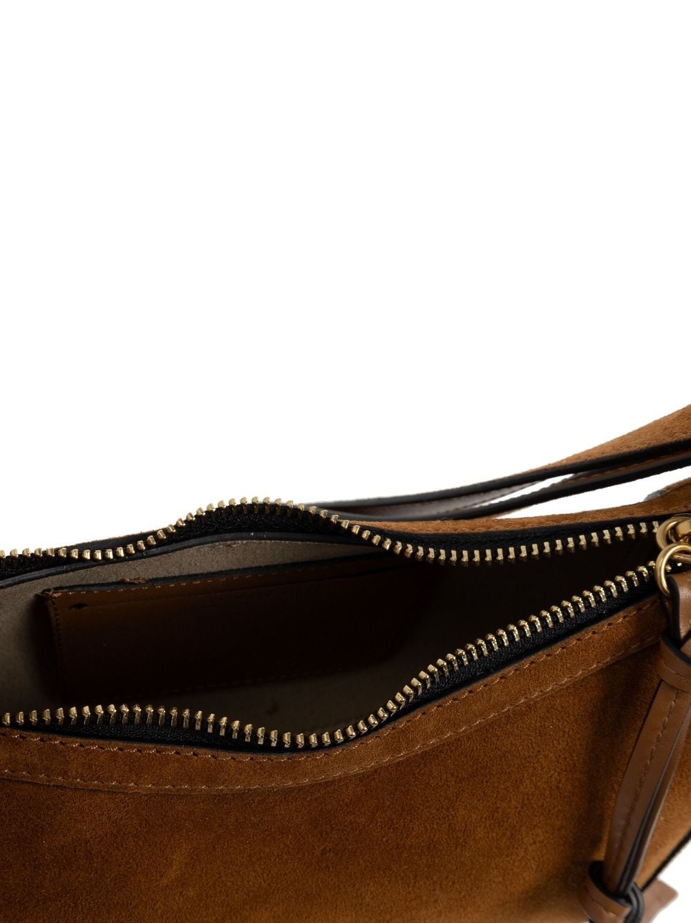 logo-stamp suede bag - 5