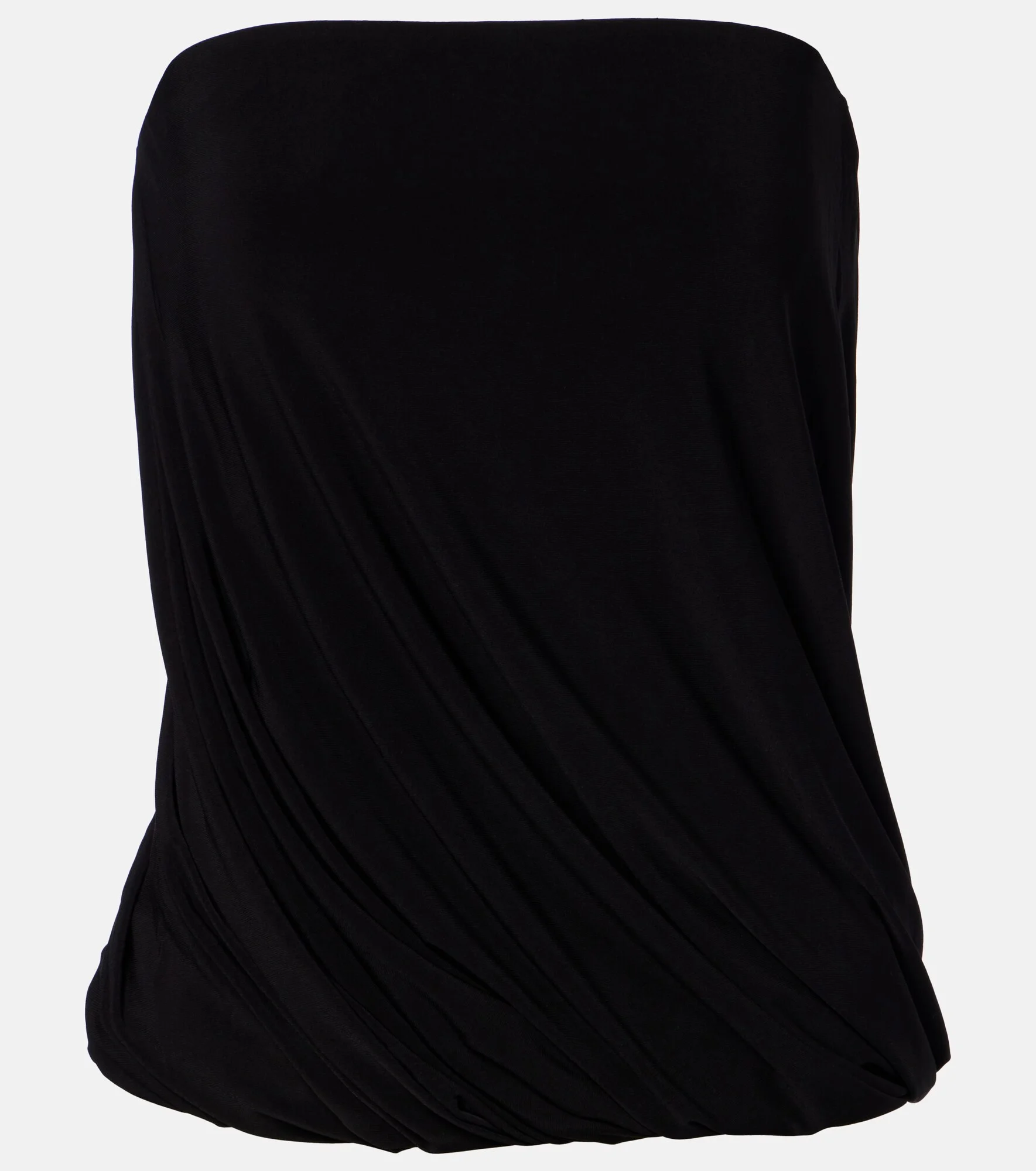 Twist strapless jersey top - 1