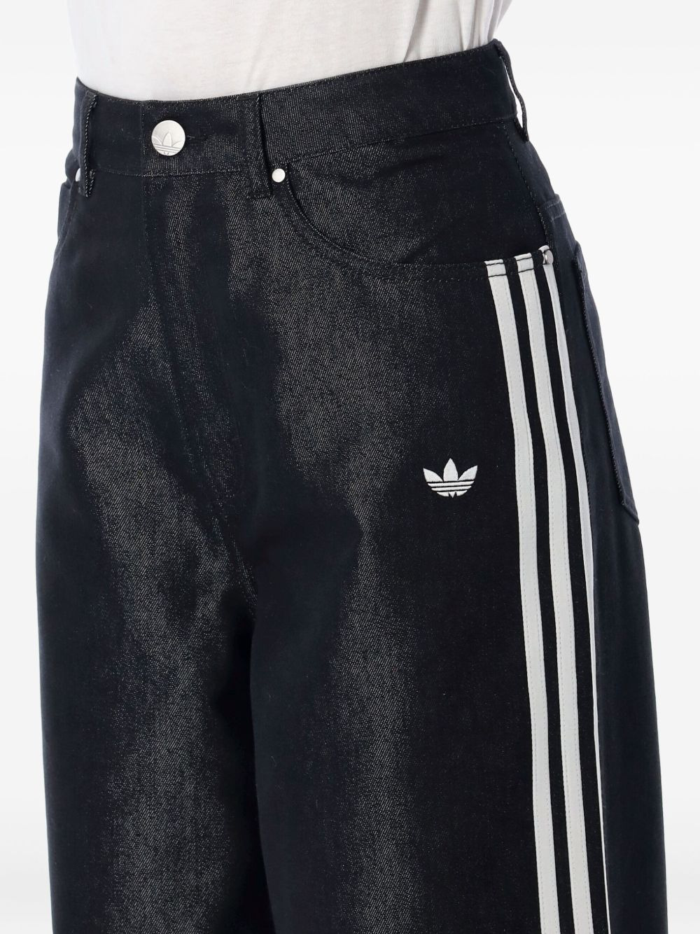 3-Stripes metallic jeans - 3