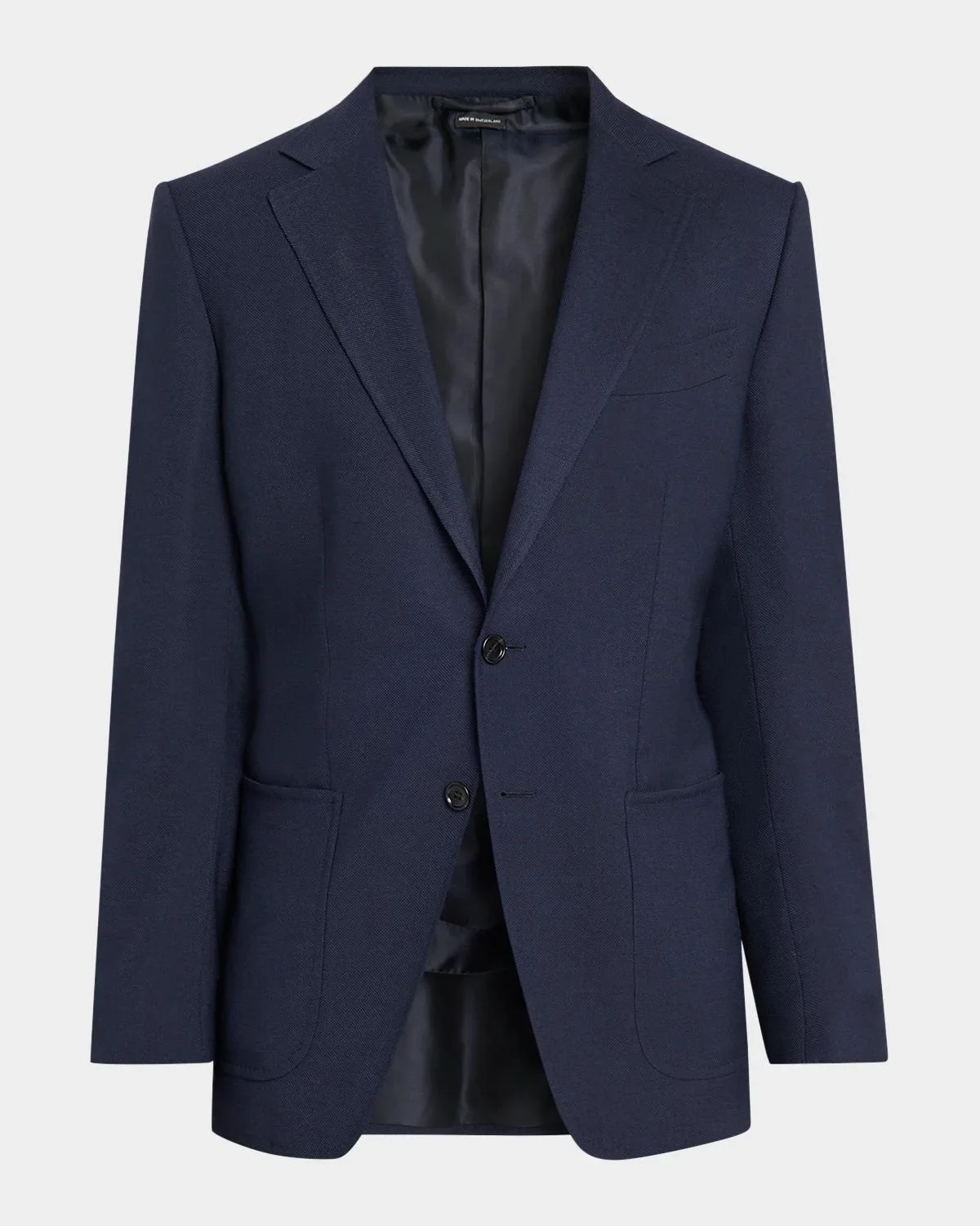 Men's Wool Hopsack Single-Breasted Sport Coat - 1