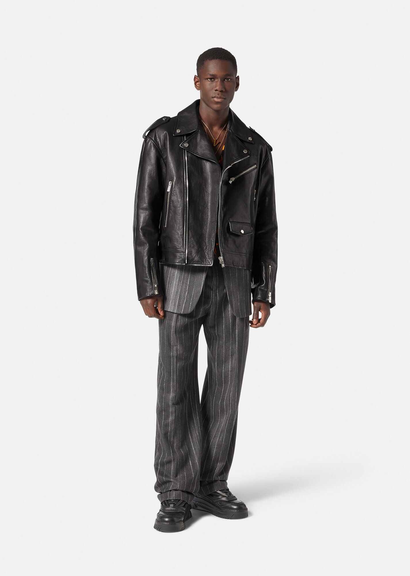 Medusa Leather Jacket - 2