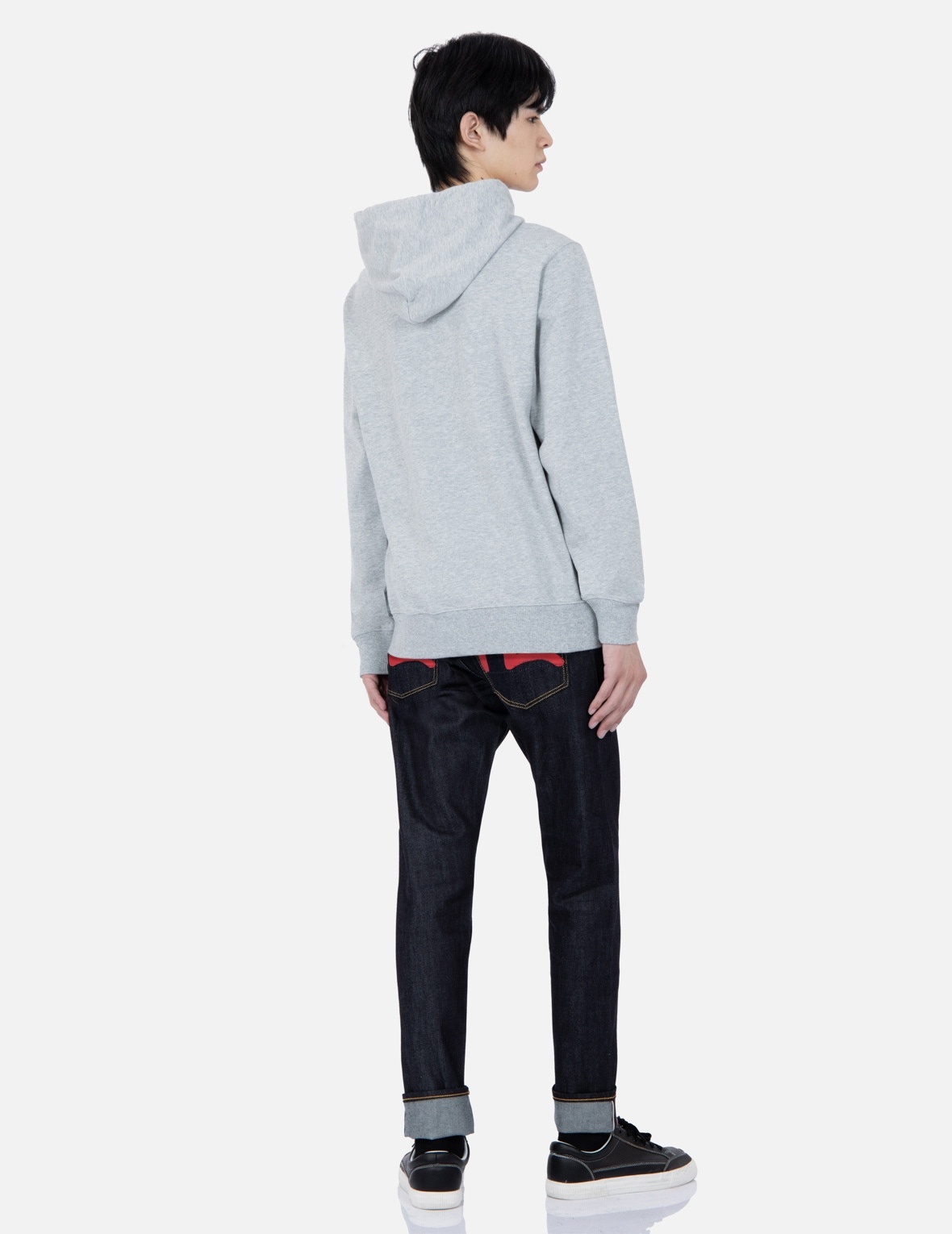 RED SEAGULL CARROT FIT RAW DENIM JEANS #2017 - 3