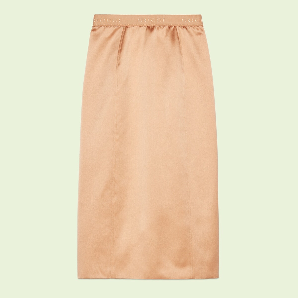 Silk duchesse skirt - 1