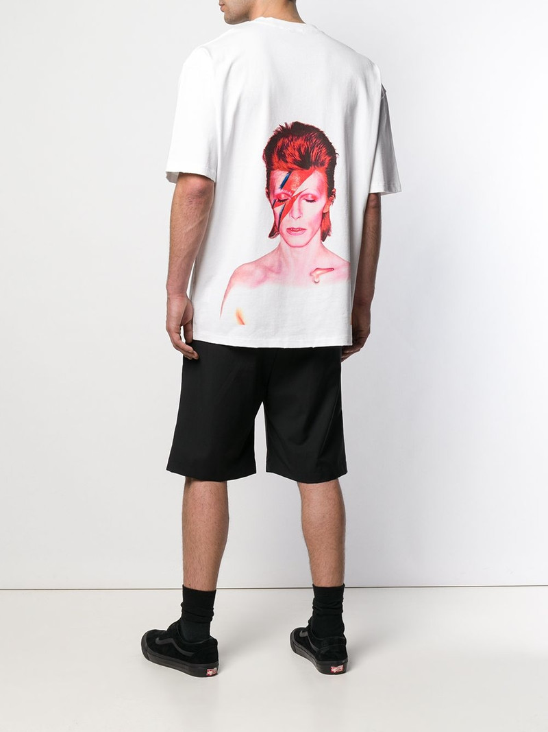 ih nom uh nit David Bowie print T-shirt outlook