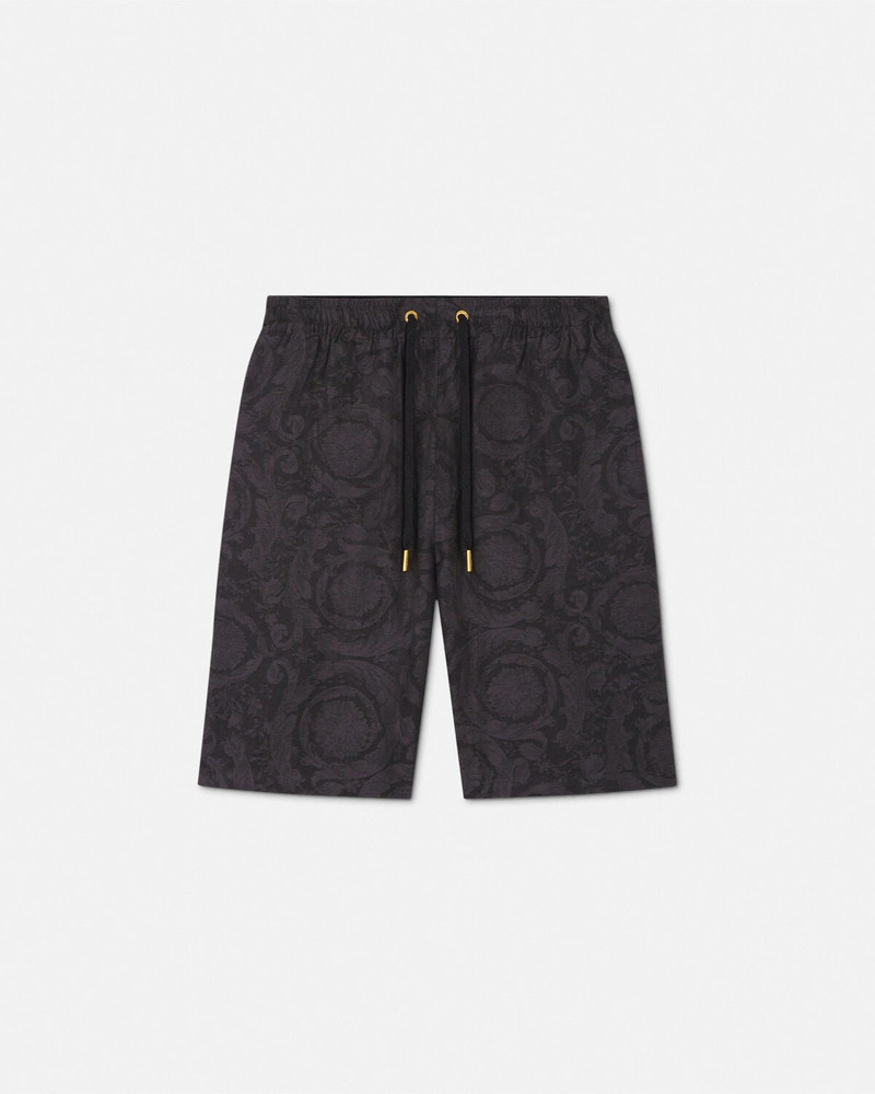 Barocco Jacquard Chambray Shorts 1