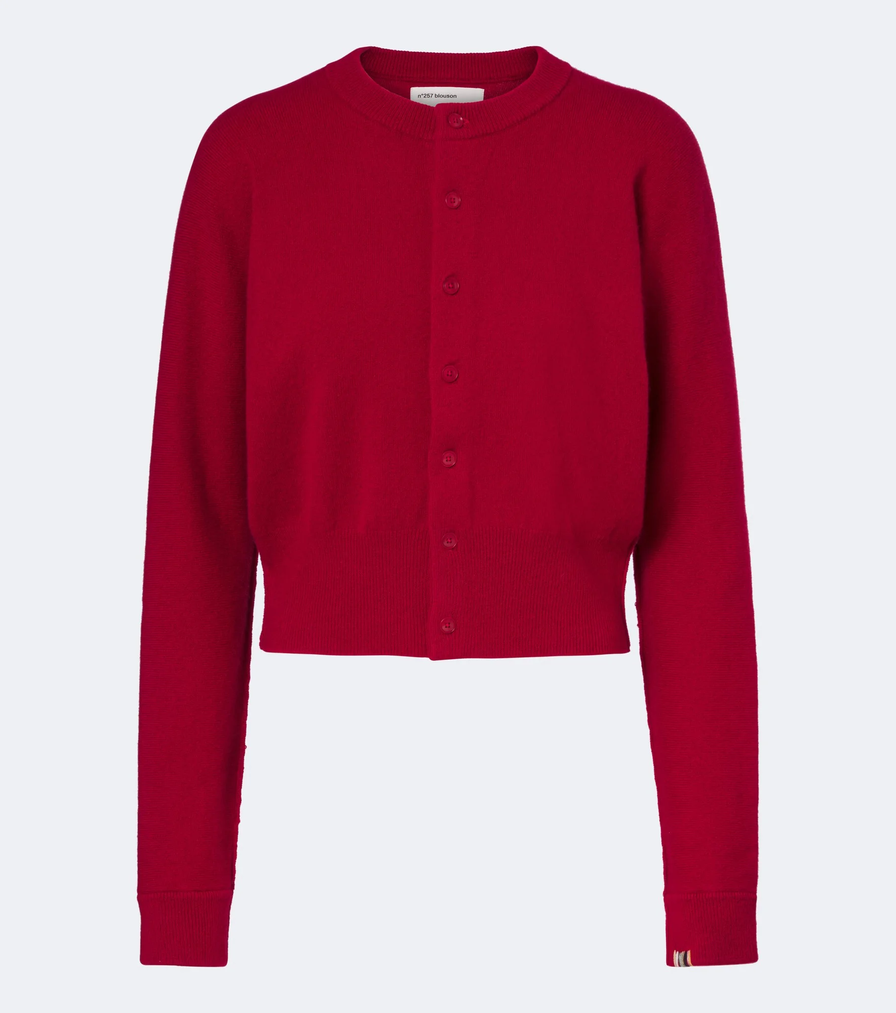 N°257 Blouson cashmere-blend cardigan - 1