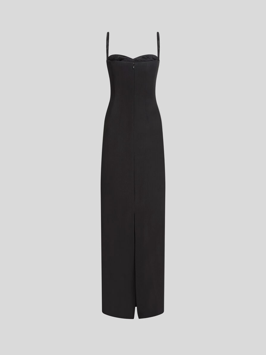 EMBROIDERED SILK DRESS - 5