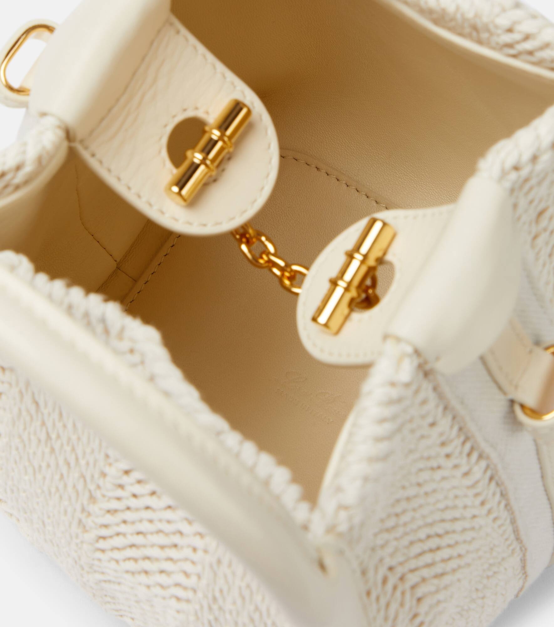 Bale Micro leather-trimmed bucket bag - 3