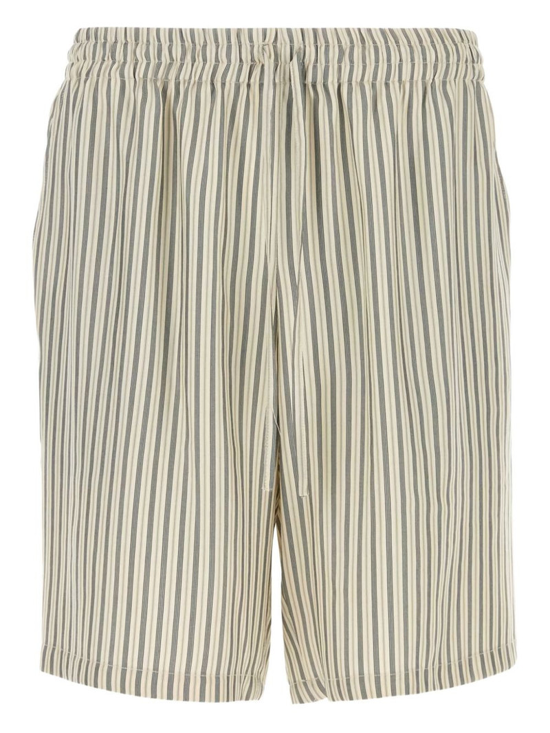 striped-pattern shorts 1
