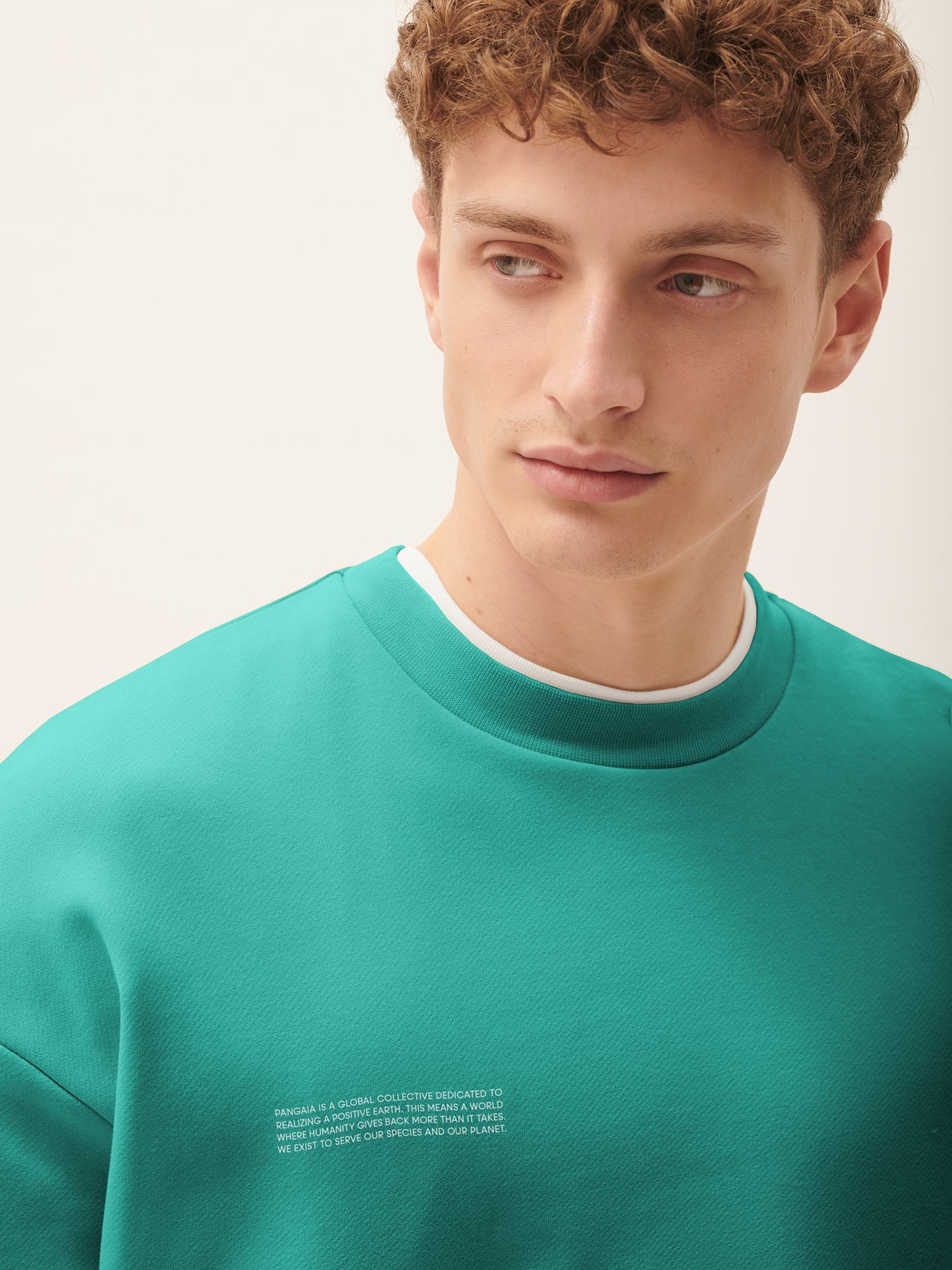 Mens 365 Midweight Sweatshirt - Malachite Green - 4