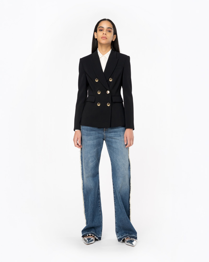 PINKO DOUBLE-BREASTED BLAZER WITH METAL BUTTONS outlook
