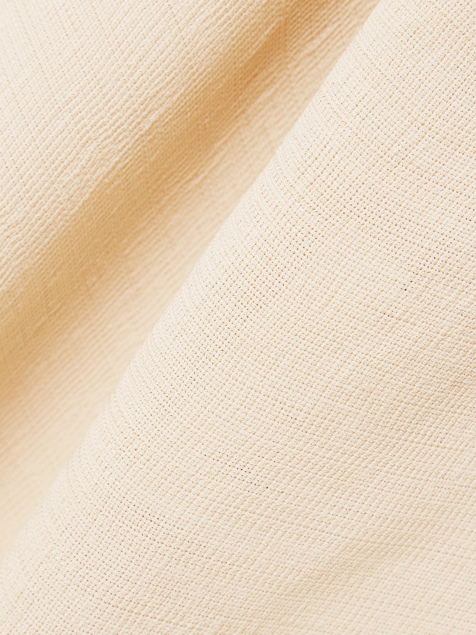 Open-back woven maxi dress Cream - 4