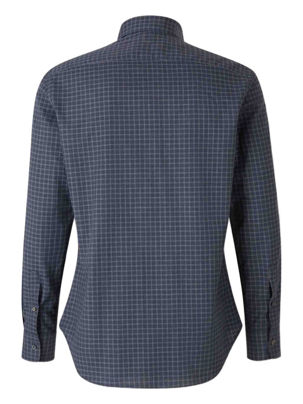 grid-pattern shirt - 2