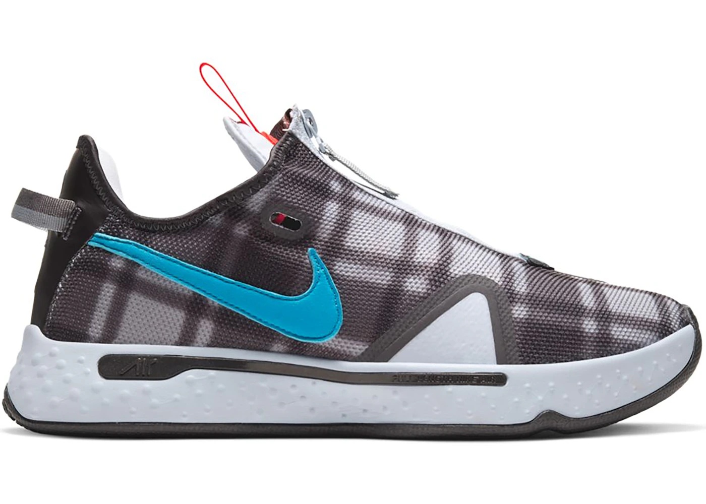 Nike PG 4 Football Grey Plaid - 1