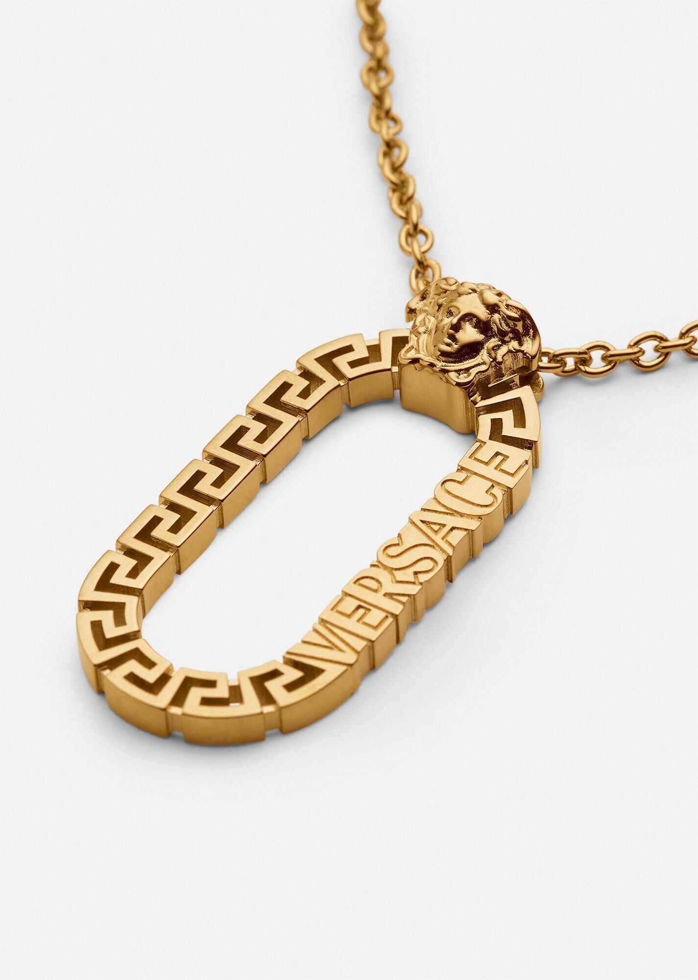 Greca Oval Necklace - 2