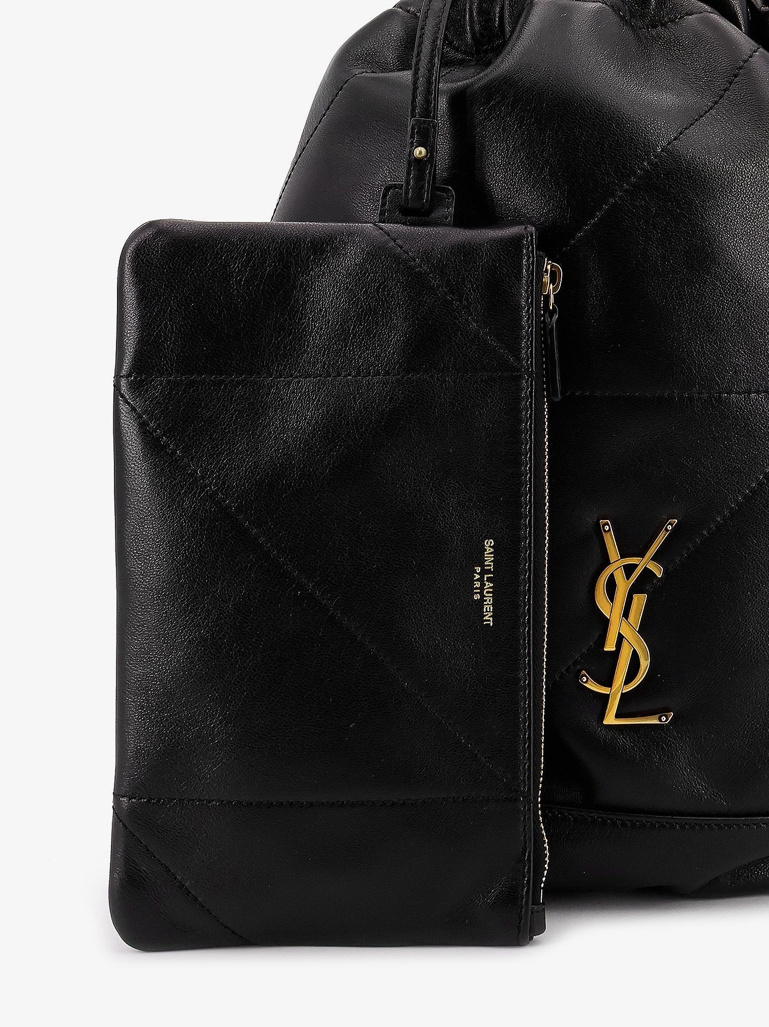 Saint Laurent Jamie Pochon Leather Shoulder Bag - 4