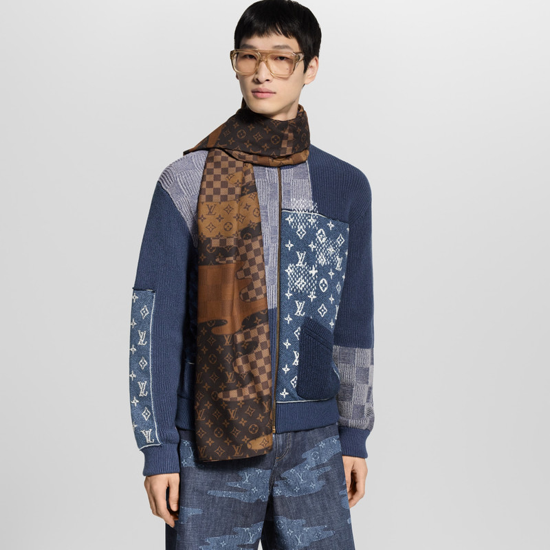 Monogram Landscape Stole 4