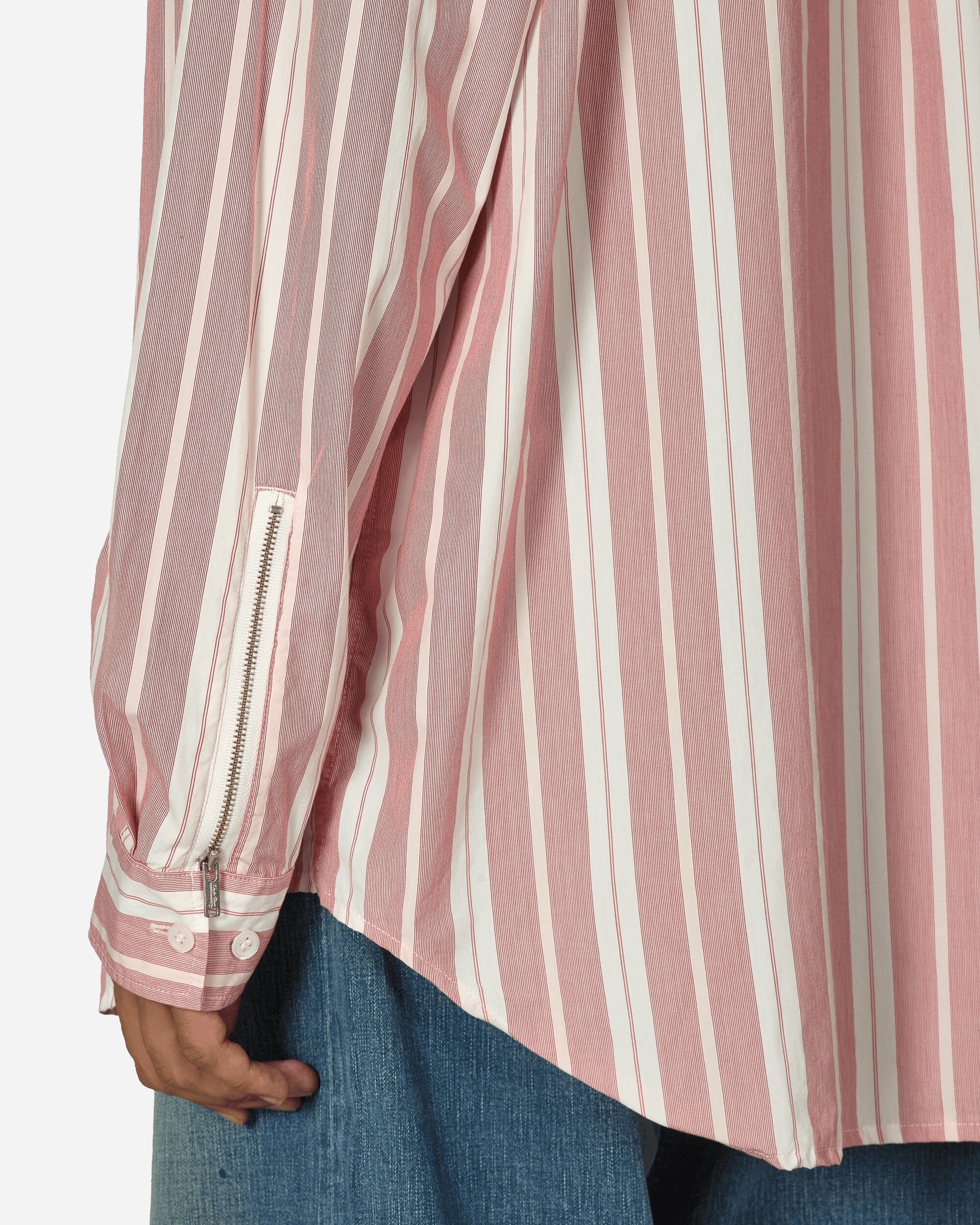 Twin Peaks Striped Shirt Red - 5