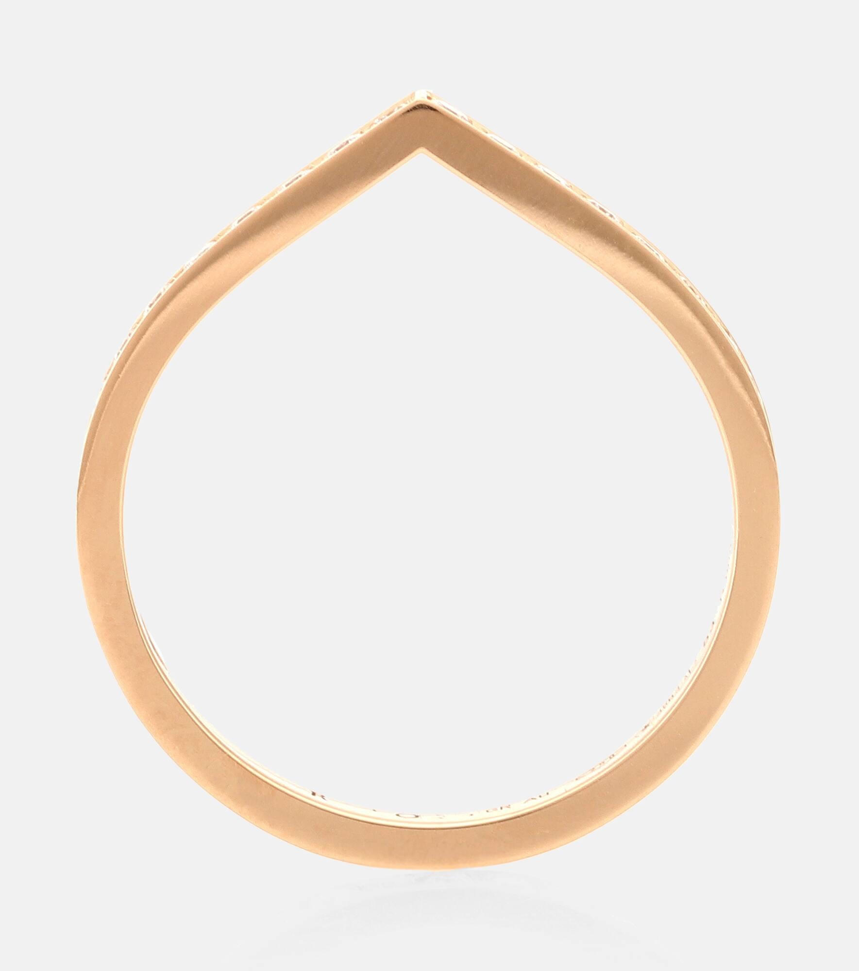 Antifer 18kt rose-gold and diamond ring - 4