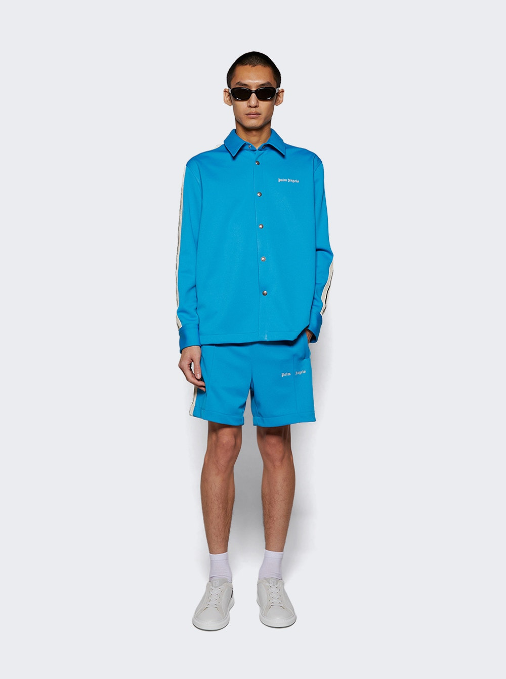 Classic Logo Track Shorts Light Blue - 2