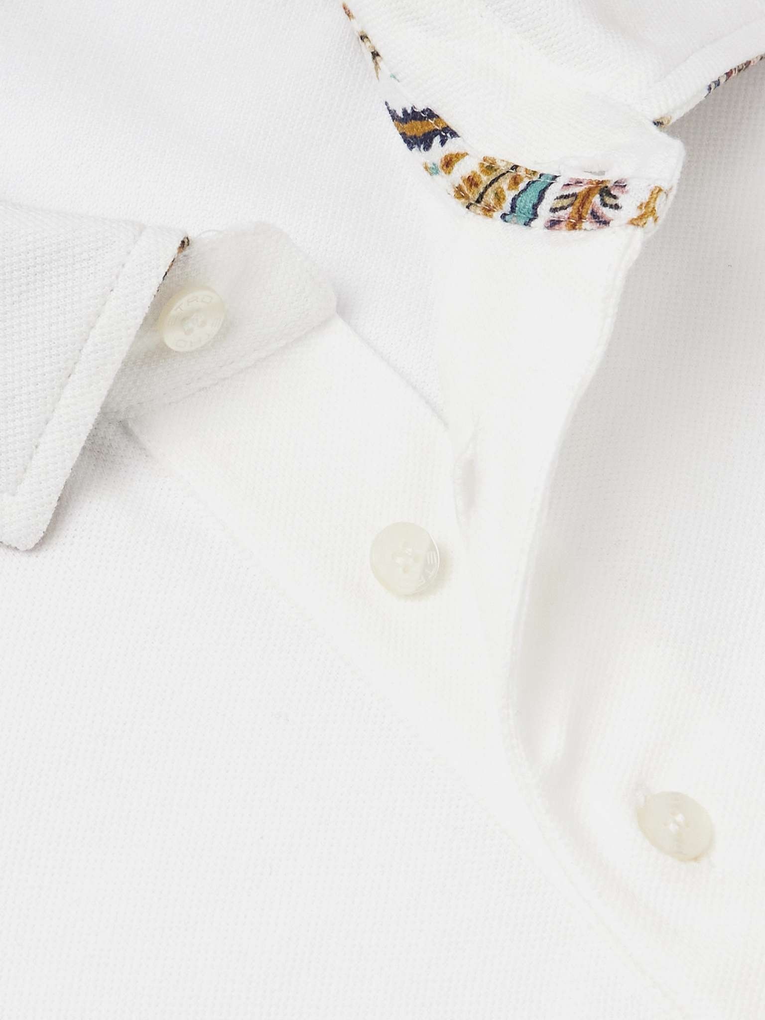 Logo-Embroidered Cotton-Piqué Polo Shirt - 5