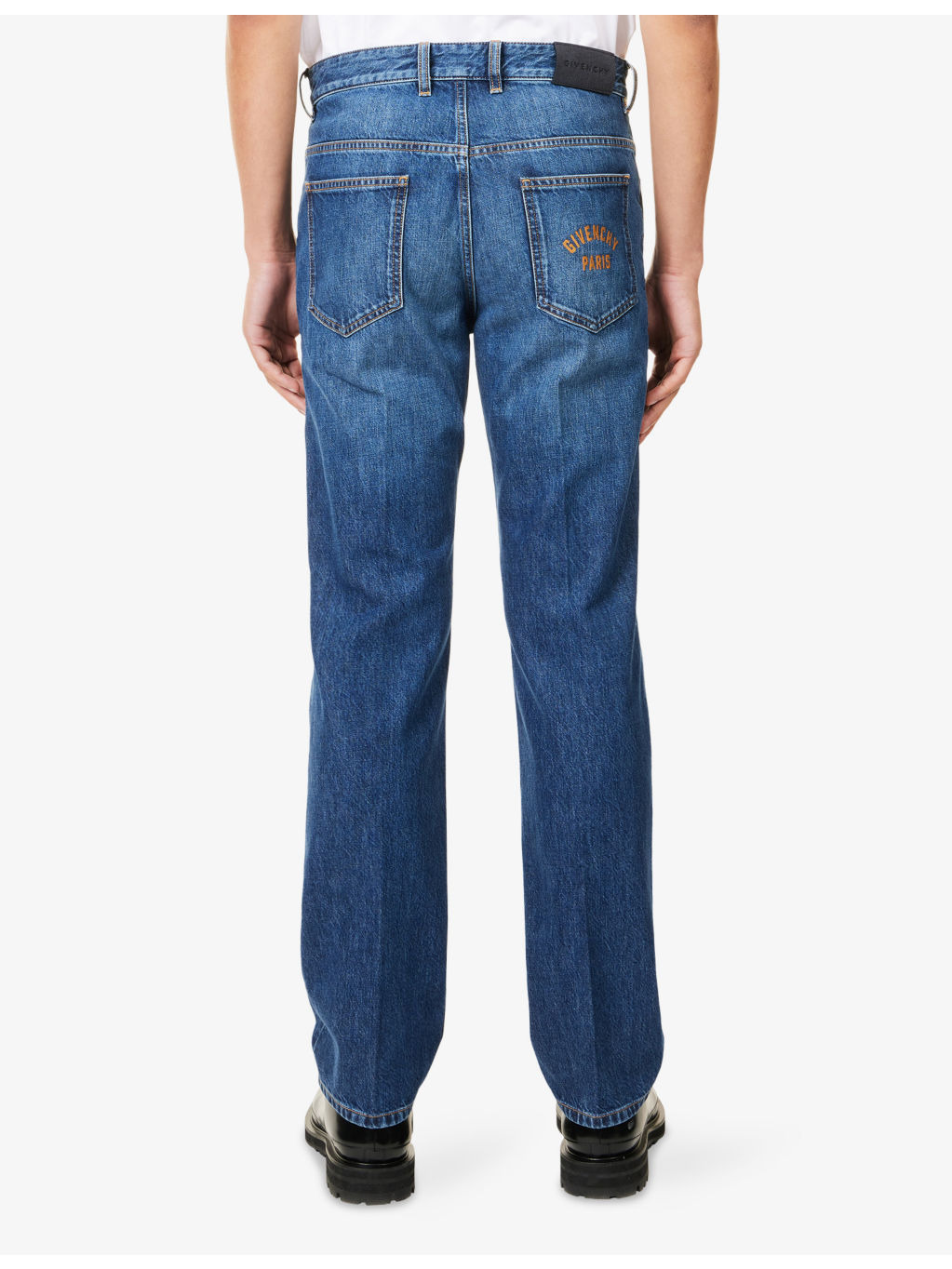 Regular-Fit Straight-Leg Denim Jeans - 4