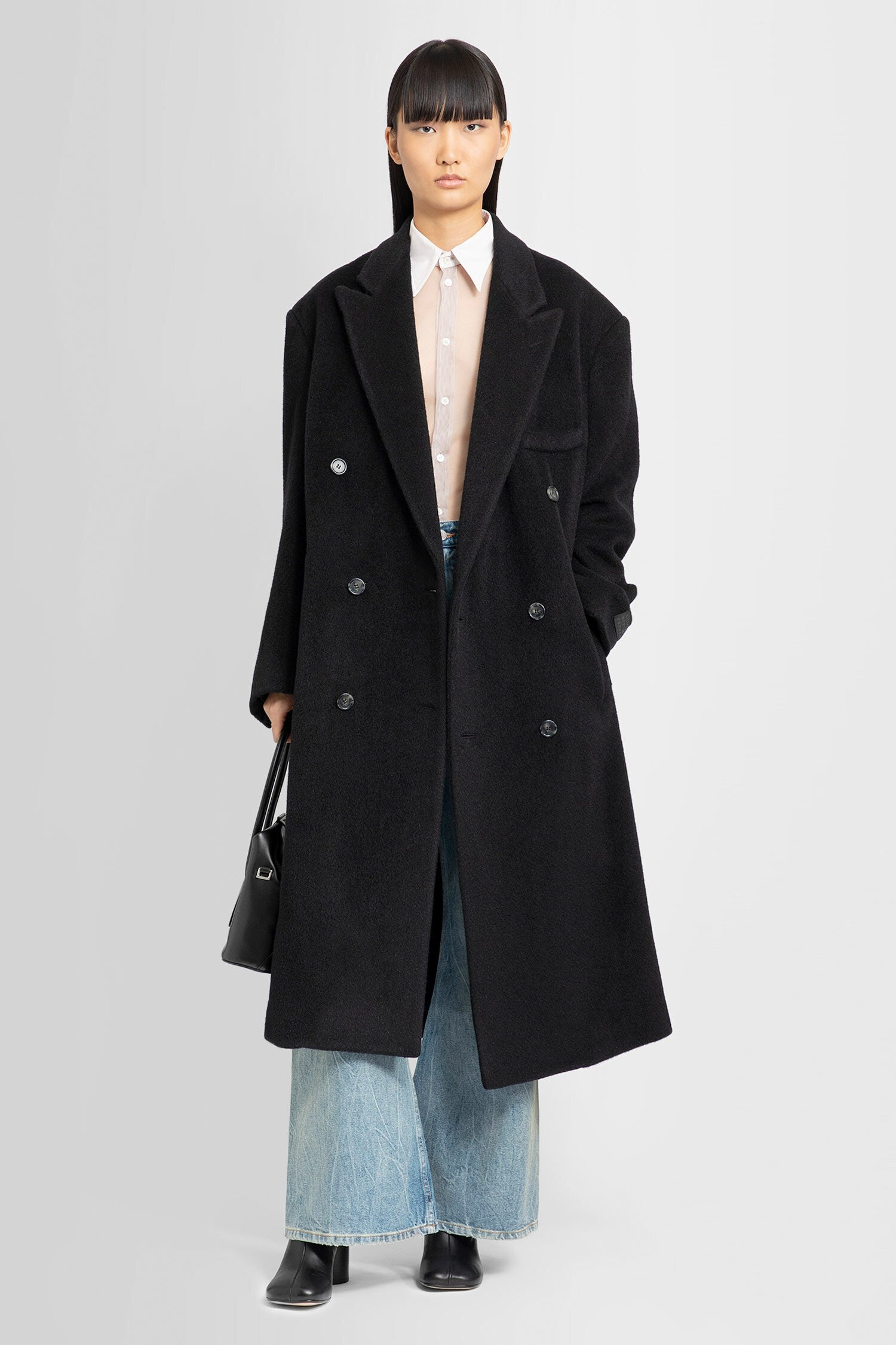 MM6 MAISON MARGIELA WOMAN BLACK COATS - 1