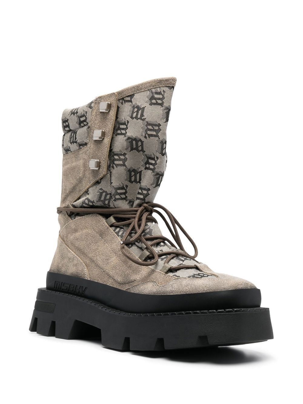 logo-print hight-top sneakers - 2