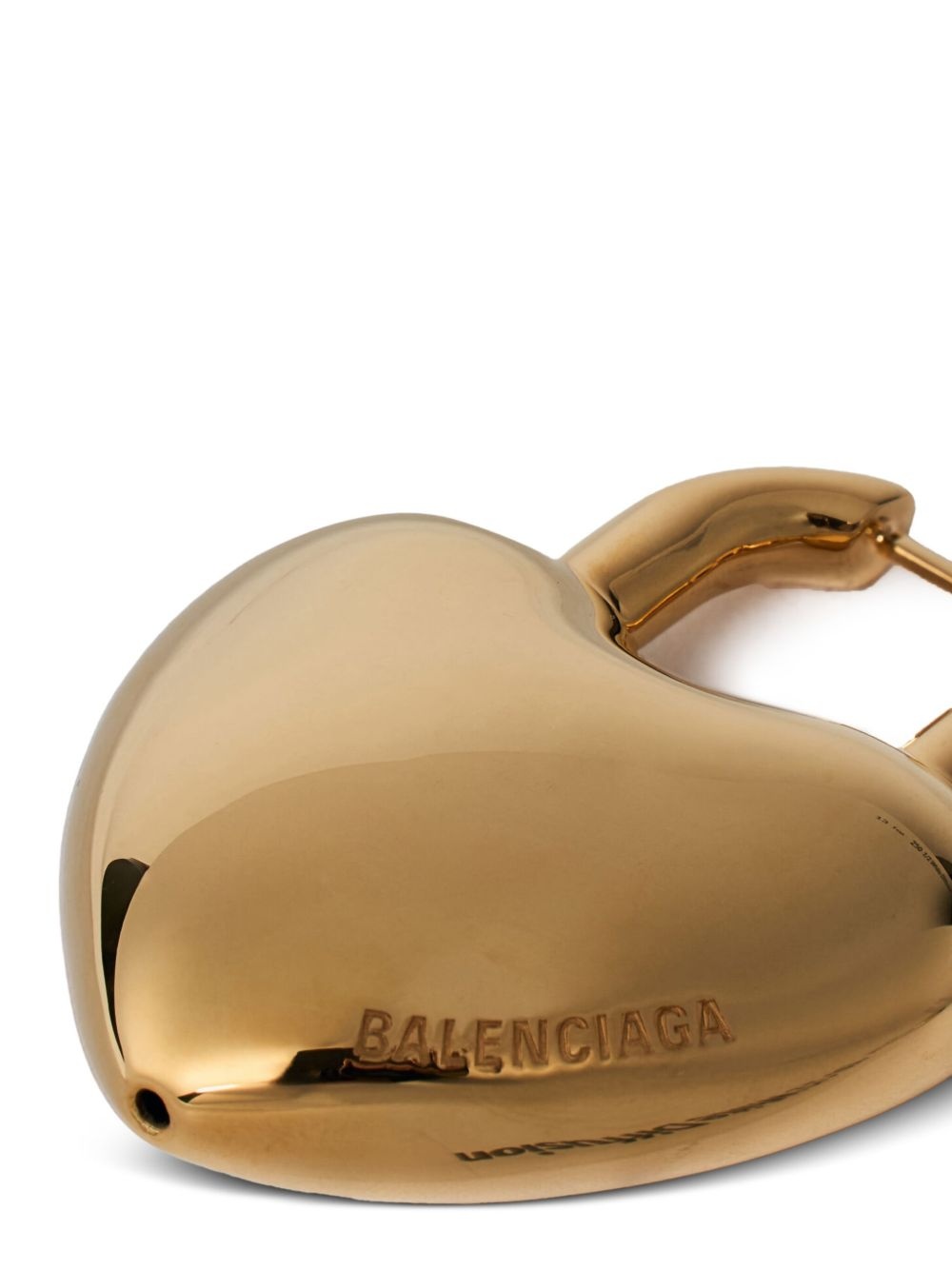 heart-shaped hoop earrings - 4