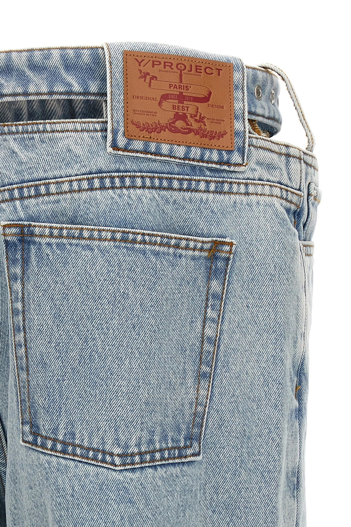 'Evergreen Y Belt' jeans - 4