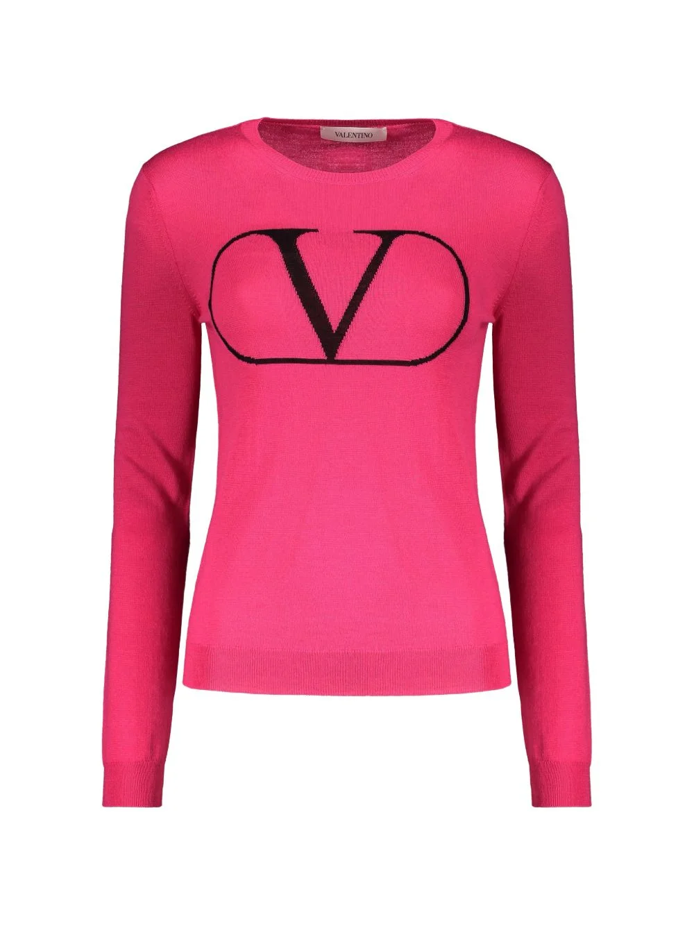 VLogo wool sweater - 1