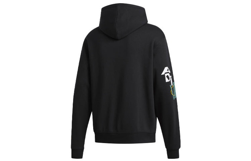 adidas adidas originals Streetball Hood Casual Sports Black GD2144 outlook