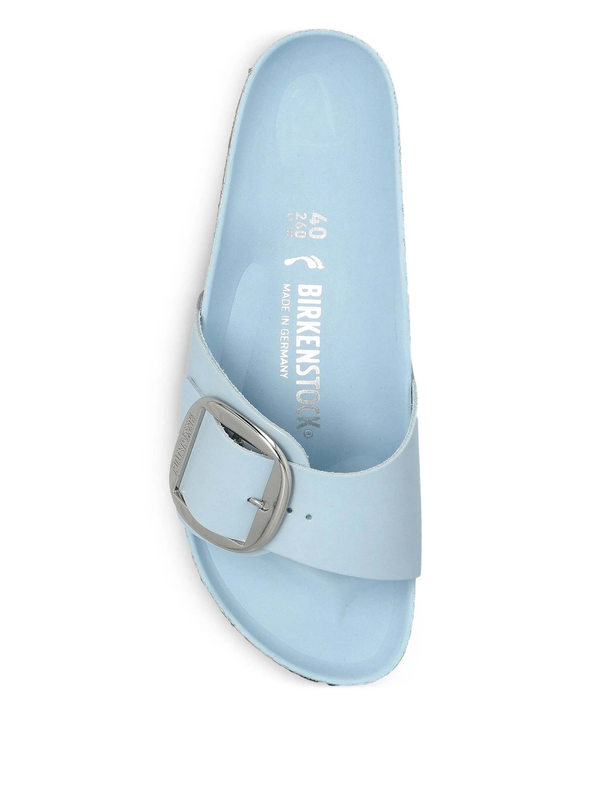 Birkenstock Buckle Patent Leather Flat Sandals - 3