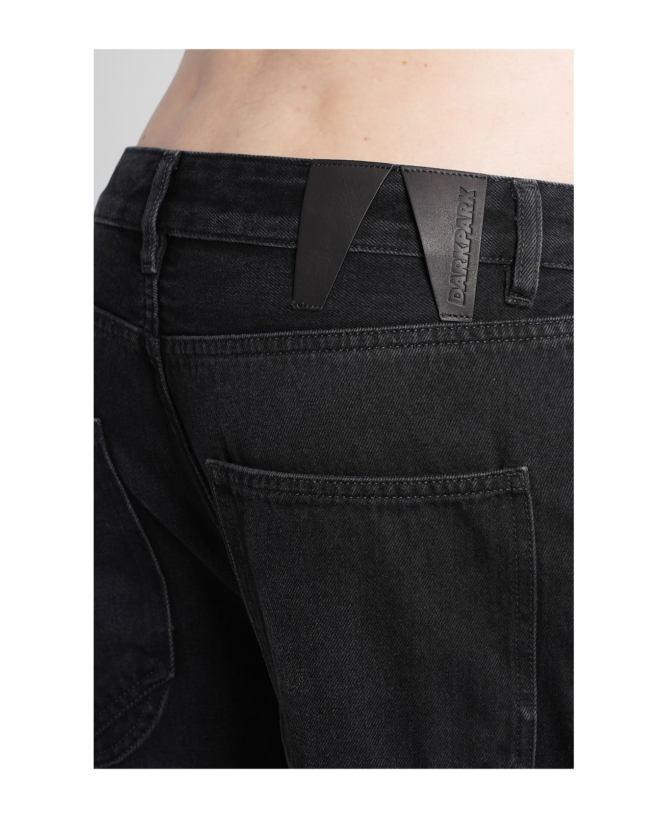 Lara Jeans In Black Denim - 5