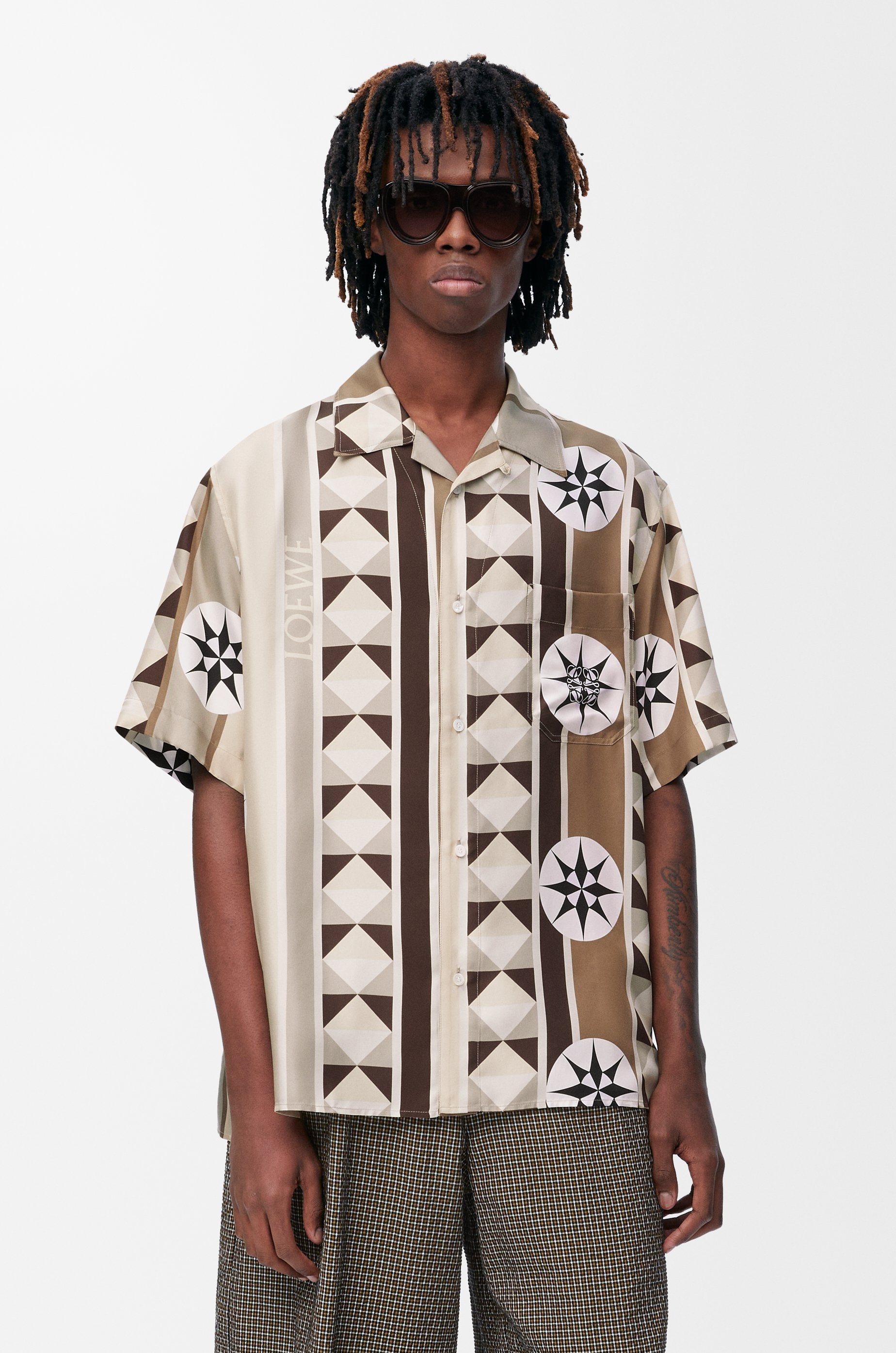 Short sleeve shirt in silk - 3