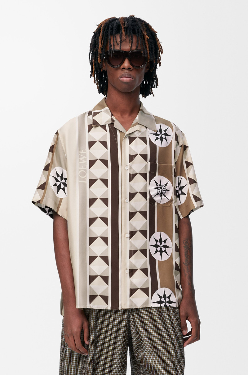 Short sleeve shirt in silk 3