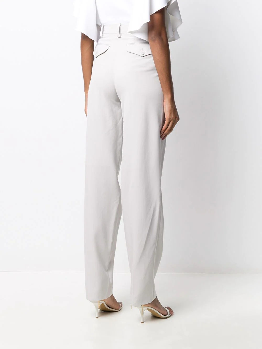 tailored high-waisted trousers - 4