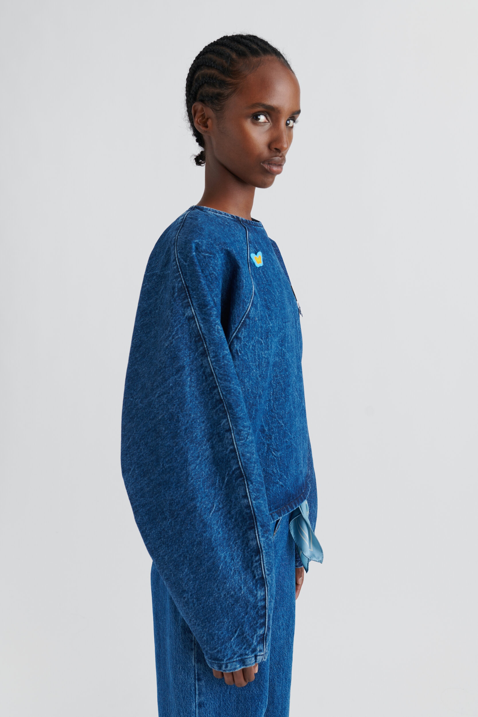 Daisy Denim Sweater - 6