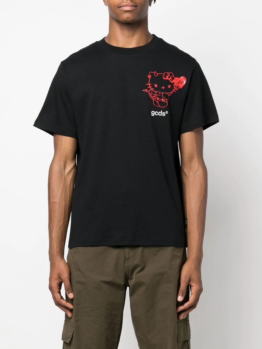 embroidered-logo T-shirt - 3