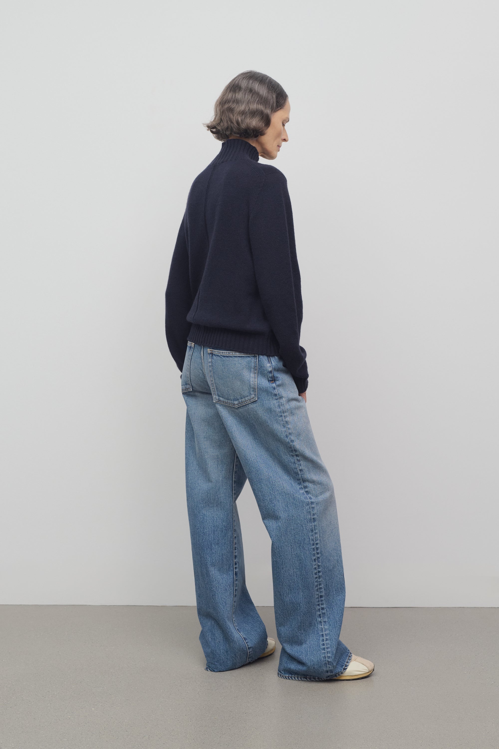 EGLITTA JEAN 24 10センチ丈詰め済 The Row Eglitta Jean in Cotton | REVERSIBLE