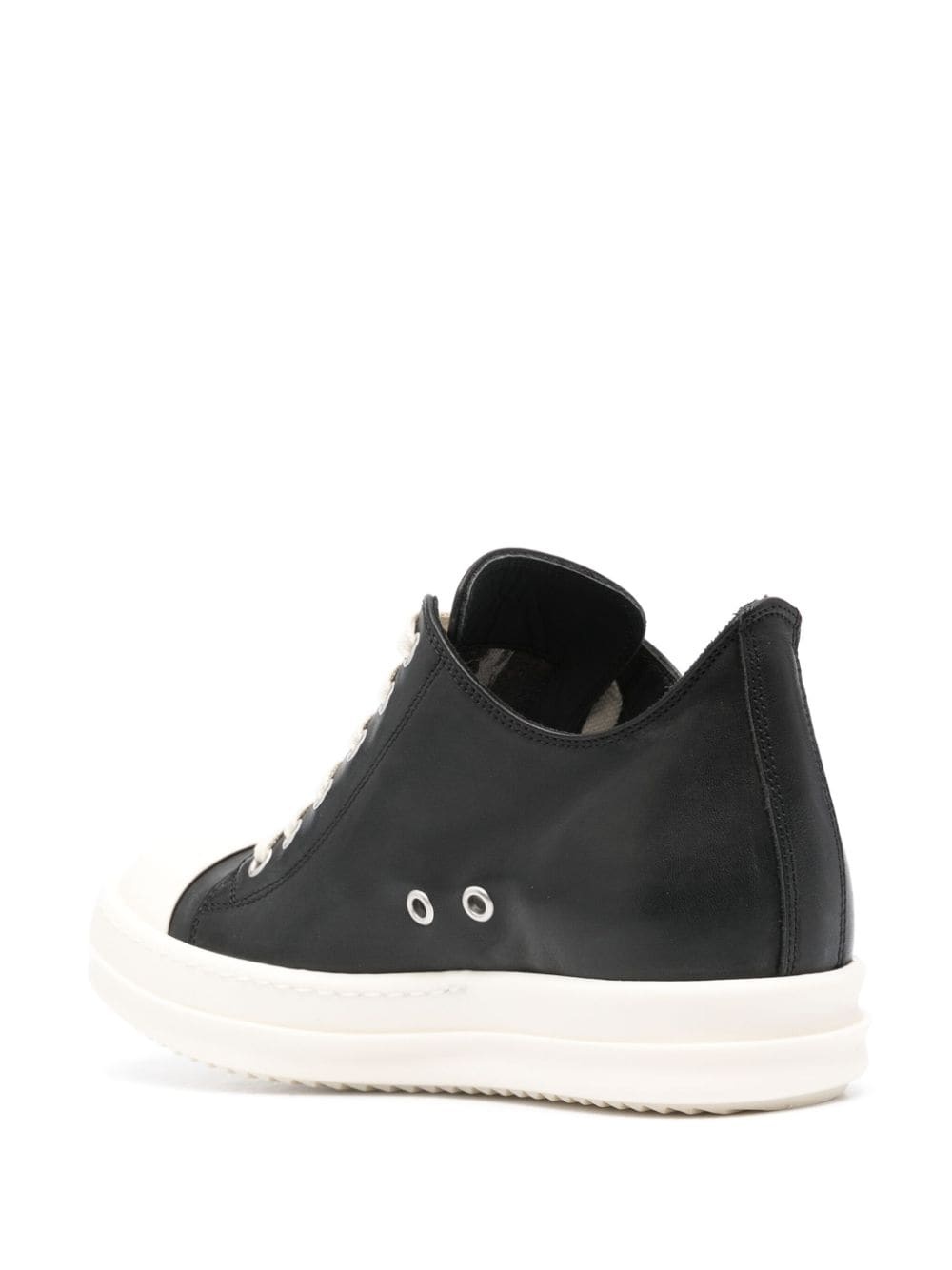 platform leather sneakers - 3