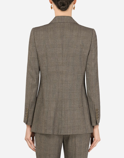 Dolce & Gabbana Single-breasted glen paid jacket outlook