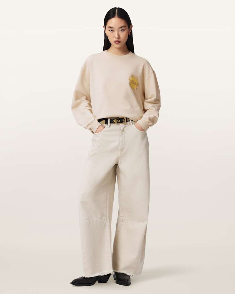 SUN CITY ETTA OVERSIZED COTTON SWEATSHIRT 5