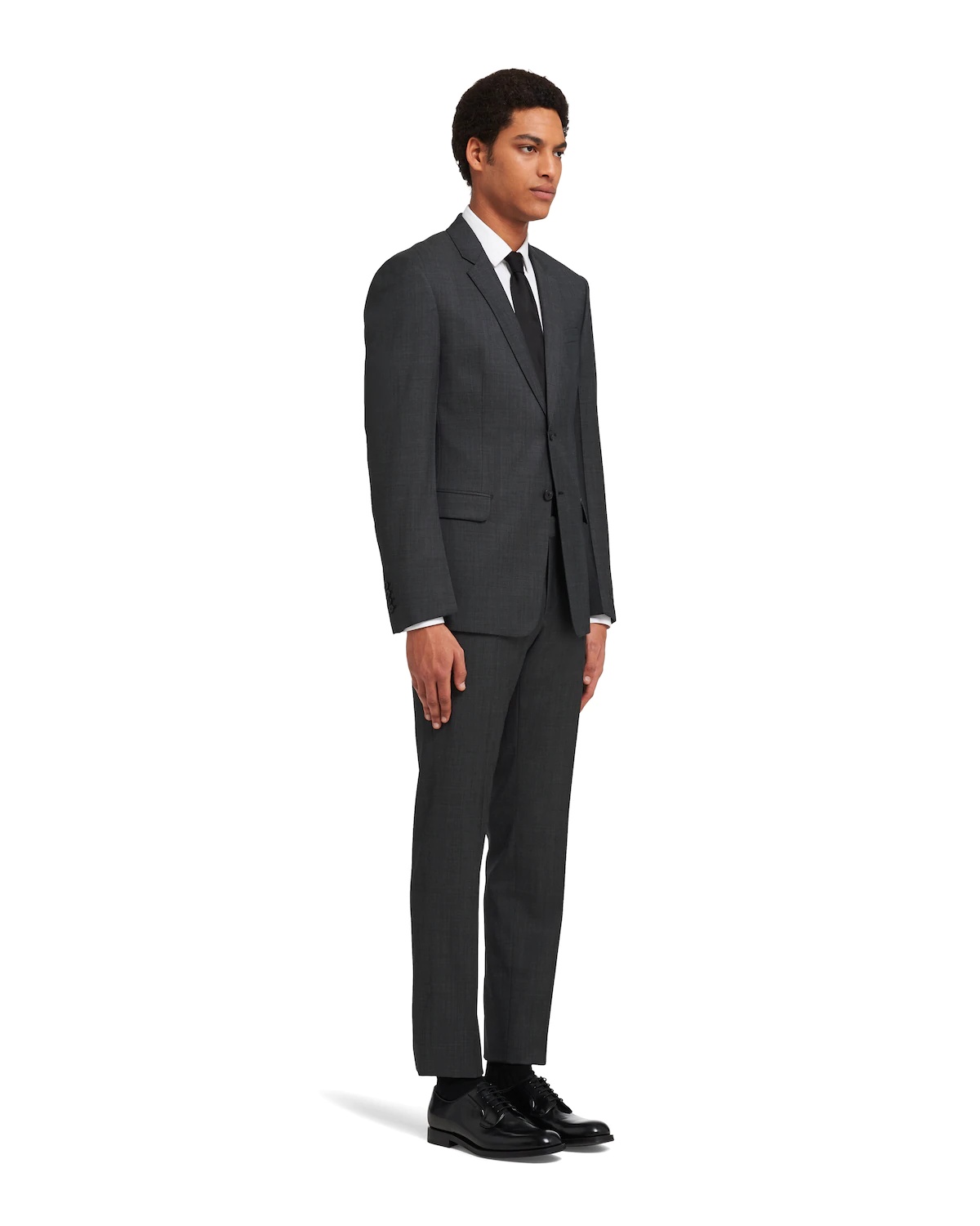 Single-breasted wool suit - 3