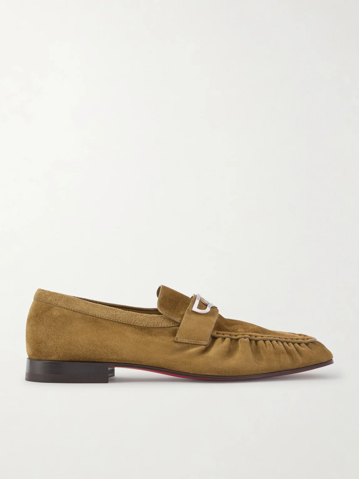 Mocallista Embellished Suede Penny Loafers - 1