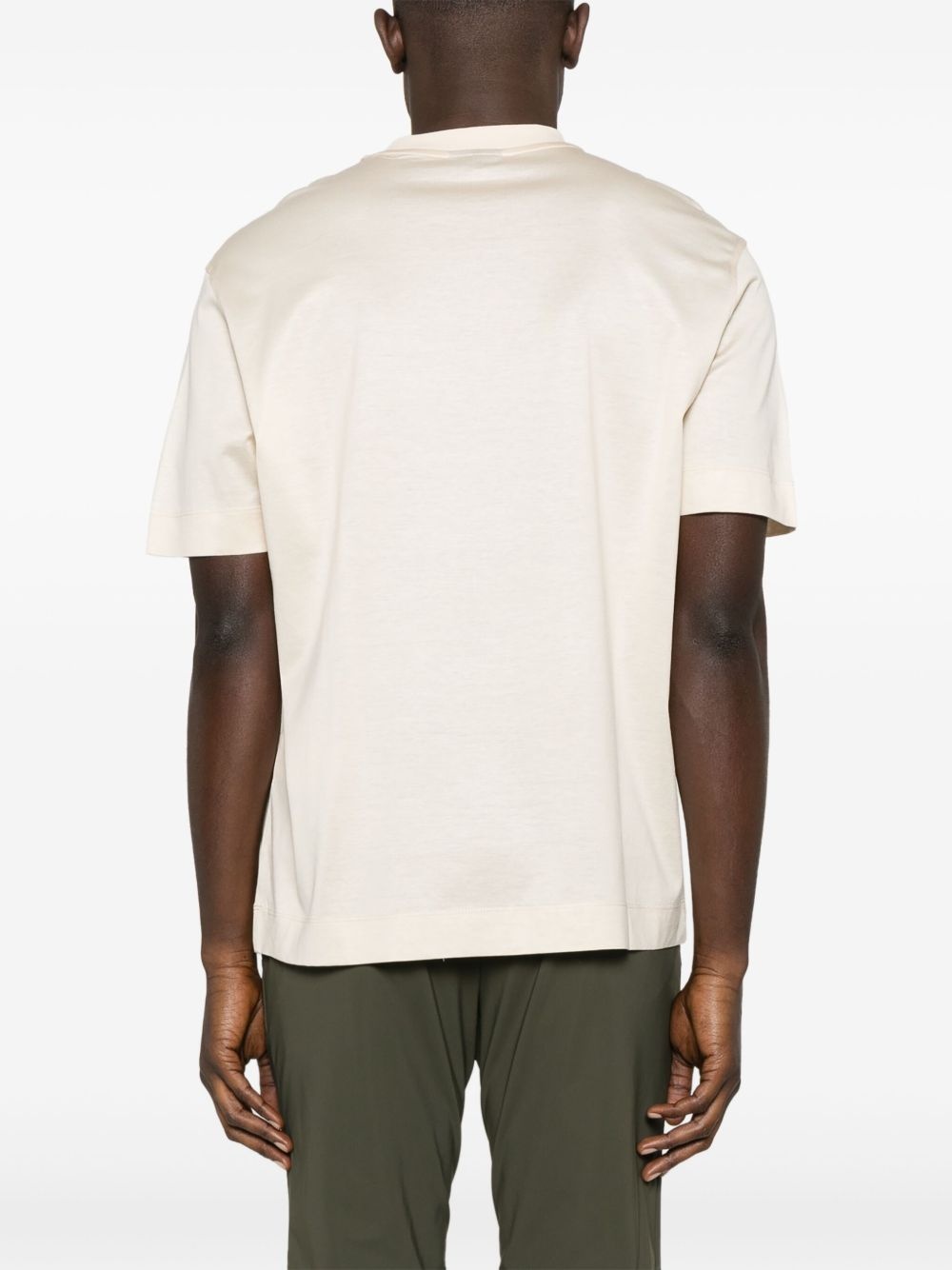 logo-embroidered T-shirt - 3