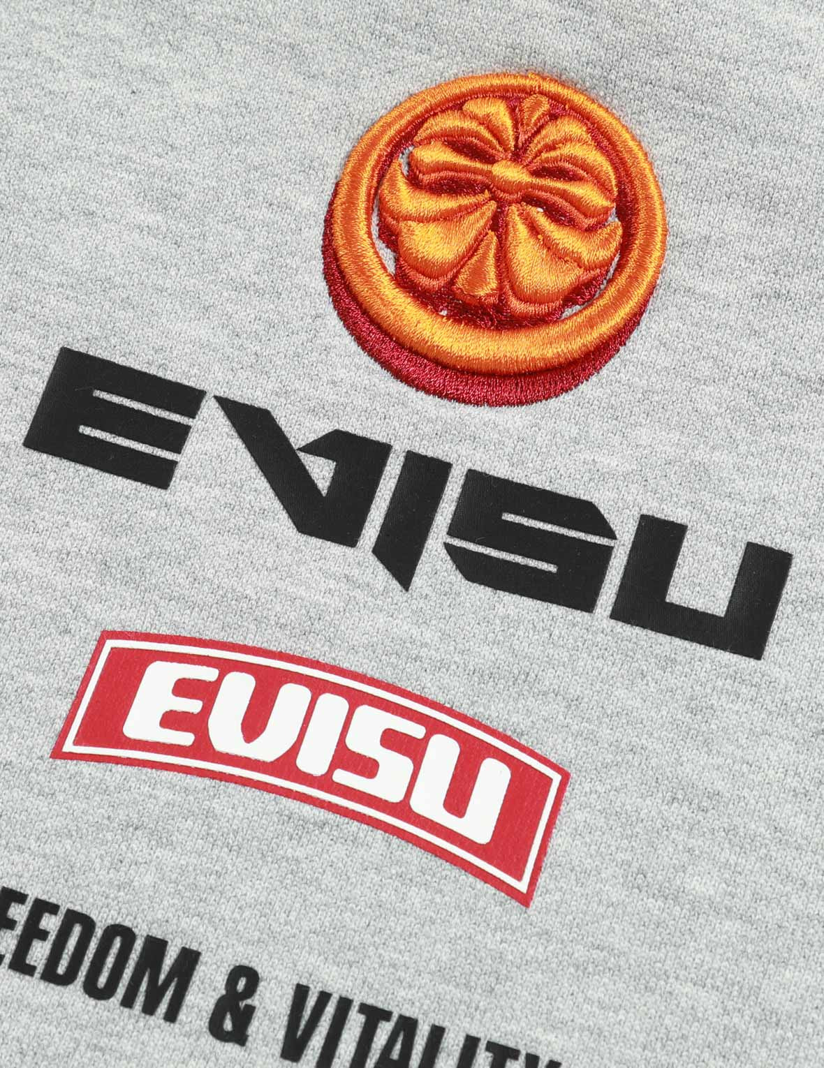 LOGO PRINT AND KAMON EMBROIDERY SWEAT SHORTS - 7