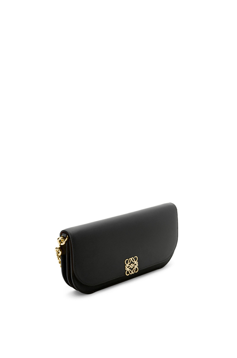 Loewe Goya Long Clutch in silk calfskin with chain outlook