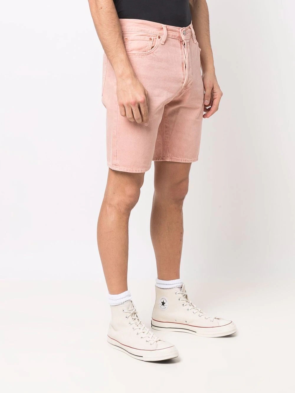 five-pocket knee-length shorts - 3